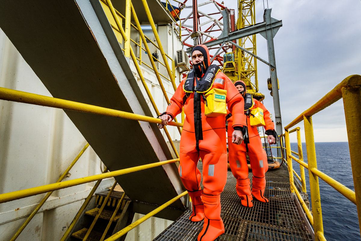 Reddingsmaterialen aan boord