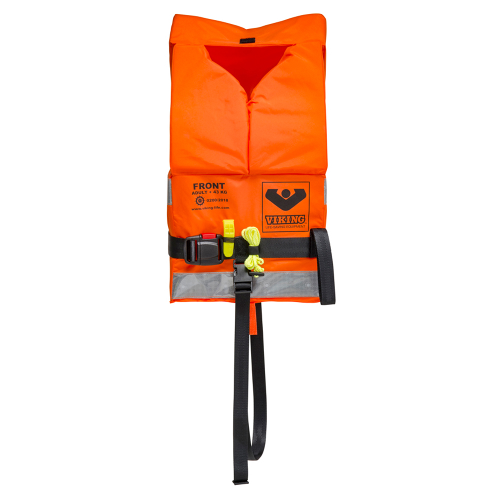 SG05013 Viking YouSafe™ Essence Reddingsvest Ontworpen om zo min mogelijk opslagruimte in beslag te nemen, terwijl de bemanning toch gemakkelijk kan herpakken. Met een compact ontwerp en bewezen prestaties in het water is de VIKING YouSafe™ Essence een geweldig basis reddingsvest voor commerciële vracht- en passagiersschepen.